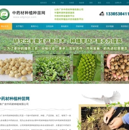 中药材种植种苗专家