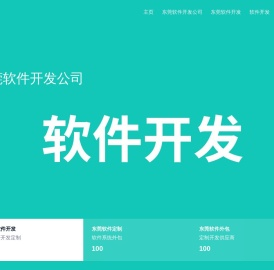 东莞软件外包公司