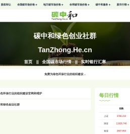 碳中和绿色创业