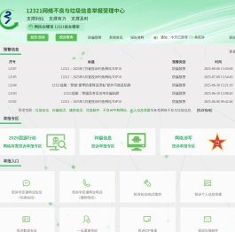 12321网络不良与垃圾信息举报受理中心