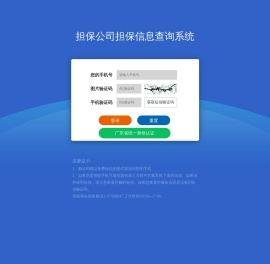 担保公司担保信息查询系统