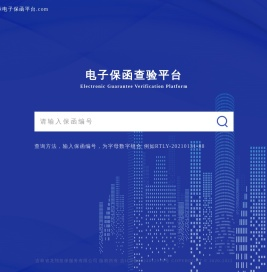 电子保函查验平台