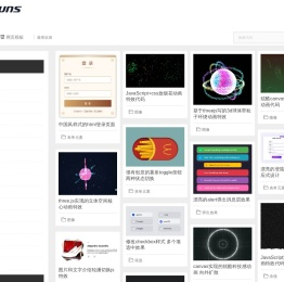 后台模板