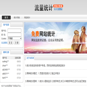 免费网站计数器