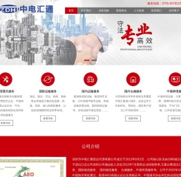 深圳市中电汇通货运代理有限公司