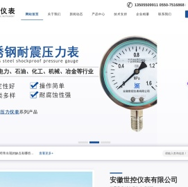 不锈钢耐震压力表