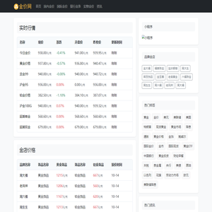 黄金价格查询