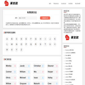 英文名大全