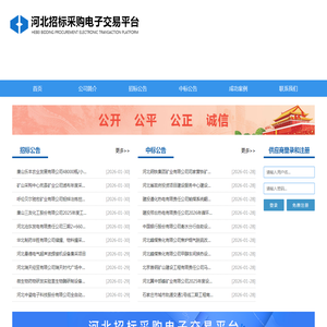河北招标采购电子交易平台