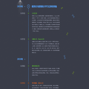 个人学习记录时间轴