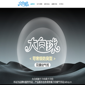 大白球双膜储气柜