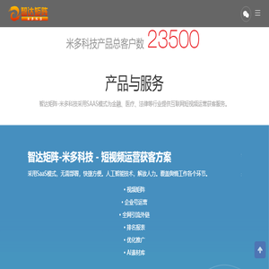 米多科技短视频助手互联网短视频一站式运营方案