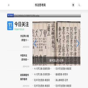 书法思考网