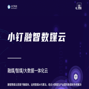 小钉科技融媒体/智媒体/大数据全媒体一体化解决方案优势服务商