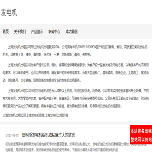 上海发电机出租