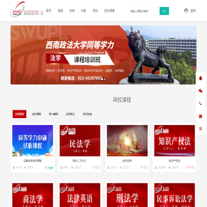 西南政法大学同等学力法学课程培训班网络课程