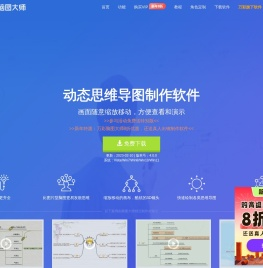 免费的动态思维导图软件,脑图大师,思维导图制作软件