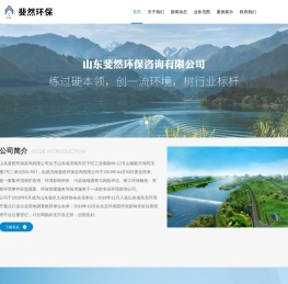山东斐然环保咨询有限公司