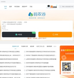 码农谷：职业资格考试试题与答案大全