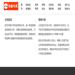 武汉华美今天科技有限公司