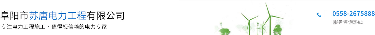 阜阳市苏唐电力工程有限公司丨阜阳电力安装公司丨阜阳电力公司